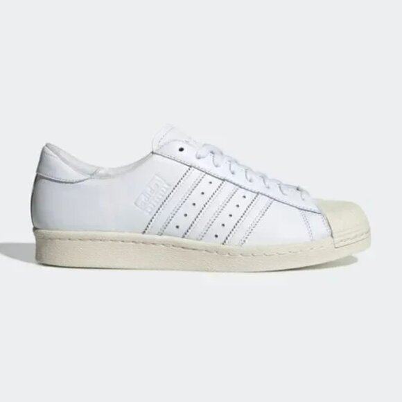 White Adidas Superstars 80s Recon - Picture 1 of 5